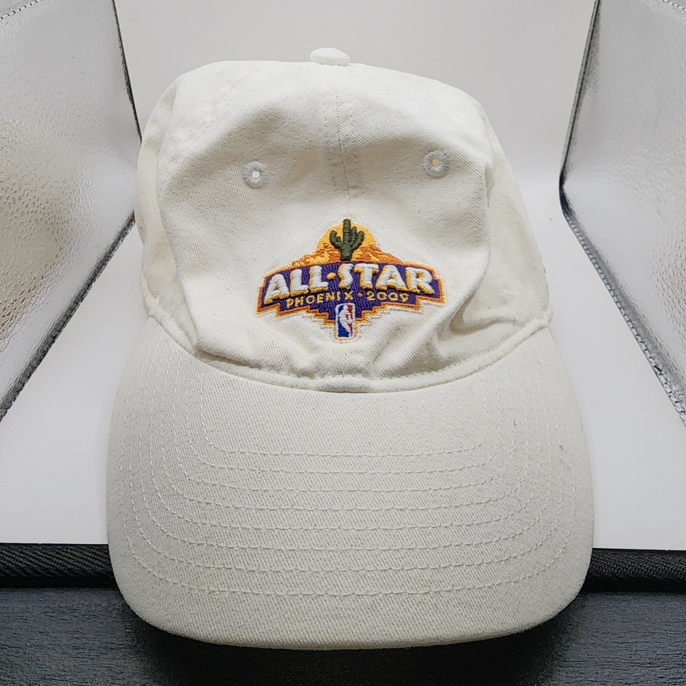 Adidas 2009 Phoenix NBA All-Star Hat Mens OSFA White Adjustable Basketball Cap
